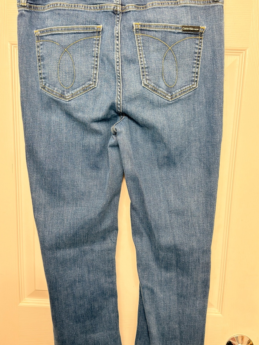 Calvin Klein Jeans Women's Medium Blue Straight Leg Denim